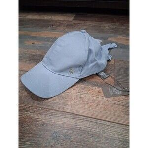 NWT Vince Camuto Hat Cap Adult Blue Adjustable Strap Ties Casual Leisure B23